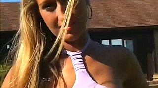 April Sinner rides cock for creampie ft. Ian Tate: Big Tits, Blowjob  Blonde Porn