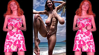 Nudist Beach Brat Makes You Hump Everything but Pussy