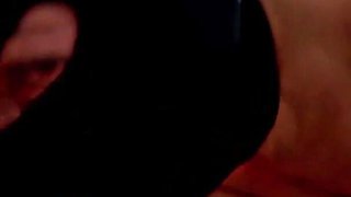 Redhead MILF with Saggy Tits Wearing a Balaclava Suck Cock with Great Passion