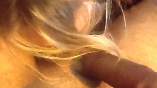 Sexy Amateur Blonde Loves to Suck Balls and Swallow All