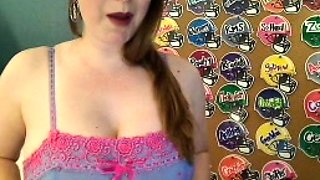 Busty brunette sucks and licks big cock in a close up