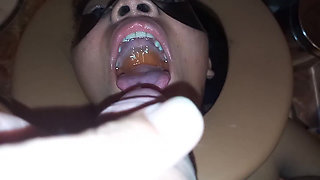 Submissive Stepdaughter in Deep Throat, Pissed and Sniffing Cum (03/28/21) Part 2