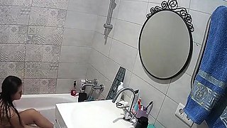 Red haired teen masturbates hidden cam