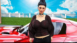 Hentai action with sexy anime moments