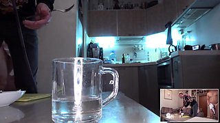 Cuckold Wife Blowjob While Husband Watches Silently Amateur