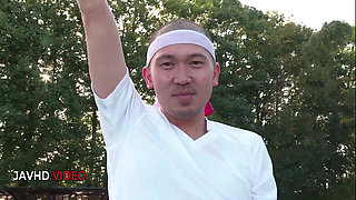 Japanese MILF Sara Saijo's Explosive Outdoor Gangbang Adventure