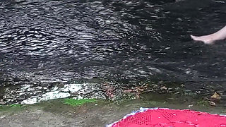 Encounter with a Stranger at a Waterfall Ends in Sex.