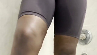 Pissing My Self in Nylon Leggings