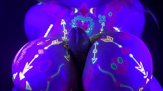 Join This HENTAI TITFUCK CHALLENGE! Mind-blowing NEON COSMOTITS - LilyKoti