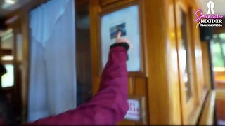 PETITE GIRLFRIEND FUCKS very passionate after long hike w/ friends - Date Night #34