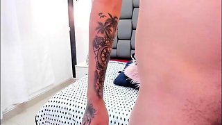 Shemale Fucks Guy While Sucking Sex Toy