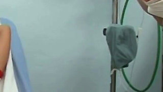 Nice young girl Kristina gets hardcore gyno exam and urinotherapy