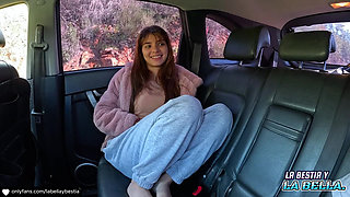 My Friend Loves My Feet and I Make Him a Nice Handjob with My Feet and I Turn My Wet Pussy on Him Ho