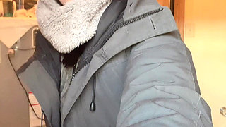 Pissing Pussy Loook From Behind so Great View Petite Hana Cute