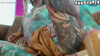 Dreadlocks Girl in High Heels Takes Rough Anal Gape and Facial Cumshot