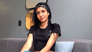 Redhead slut dances in tiny bikini