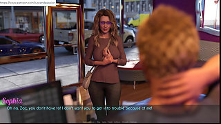 AWAM - Zac helped Sophia at taning salon