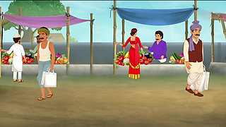 Cartoon Story of a Beautiful Village