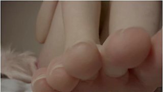 Crushed By Giantess Feet White Socks (asmr) (10 Min!) - Feet Slave