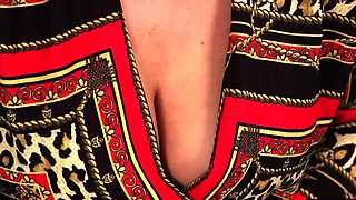 Gorgeous lingerie voyeur watching wanker