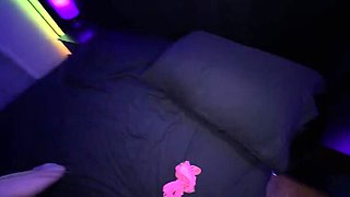 Petite Teen Gets Surprise DP with Two Big Cocks - Rough Threesome Creampie