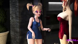 The Anal Domination of a Dickgirl in a Cyberpunk Underworld