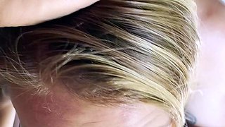 Amateur teen Blowjob with hardcore drilling