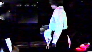 Amateur ebony babe has both her pussy and ass tunnel filled