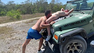 Eating Pussy in Sex, She's Fingering but Herself, Outdoor Pussy Eating, Car Sex Masturbation