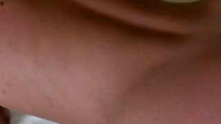 Blonde teen with round ass gets hairy pussy slammed in pov