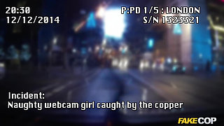 Jump Street: Cam Girl Caught at Night Has Her Big Tits Investigated