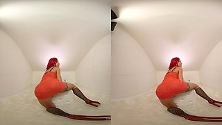130 - Anne Wildx - Amateur Redhead With Big Tits Toying
