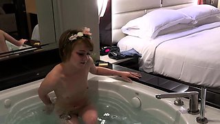 SMALL TIT BRUNETTE TATTOOED TEEN GIRLFRIEND CAUGHT IN SHOWER