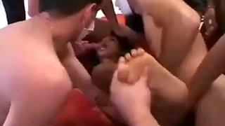 Thai Gangbang: Blowjob, Asian  Deep Throat Porn