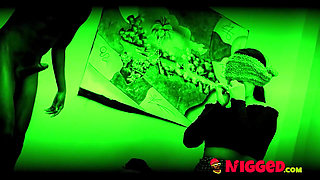 Innocent Young Amateur Blindfolded by a Big Cock Aimi Grace Discovers Interracial Sex