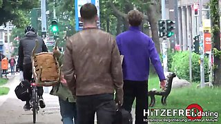 Hitzefrei.dating young Megan Venturi nailed in taxi (public)