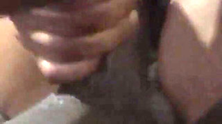 Exploding a Huge Nut in Her Mouth