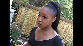 Black Slut Screams on Black Monster Cock