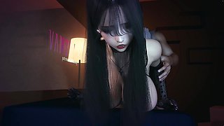 3D BBW Asian MILF Got Her Wet Pussy Fucked so Hard by Her Neighbor
