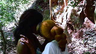 Black Lesbians Outdoors Makeout To Orgasm