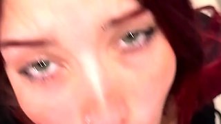 FiammiSxagain Drinks His Cock Milk After Nasty Blowjob