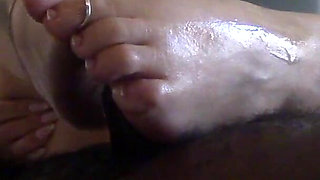 Making Your Cock Cum with My Pretty Feet