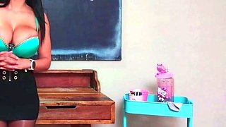 Big boobs milf masturbates with her dildo