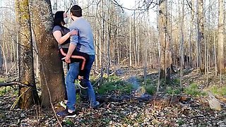 Russian Reality Casting: Fortnite Girl and Teodor Fuck in Nature with Corona Masks