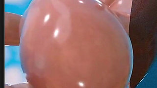 Fat Ass Fortnite Slut Getting Her Tight Oiled up Pussy Fucked