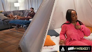 OUT OF THE FAMILY - Naughty Gets Caught Masturbating By Stepdad And He Finishes The Job: Porn