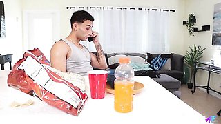 Blake Rivers's deep throat smut by Nookies