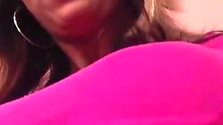 Horny bitch with big boobs