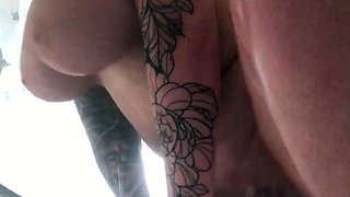 Big boobs milf masturbates with her dildo