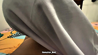 POV Cosplay of a Malay College Uniform While Dating at Her Boyfriend's Boarding House